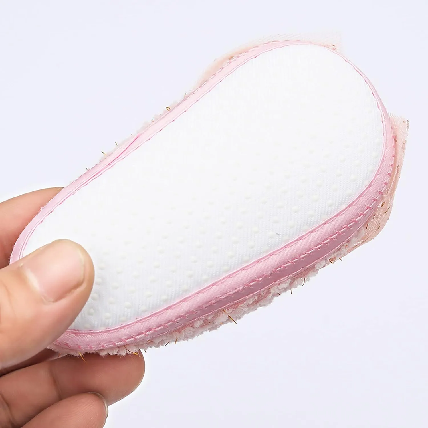 Baby Girls Mary Jane with Bowknot Soft Sole Wedding Dress Shoes Soft Newborn Infant First Prewalker
