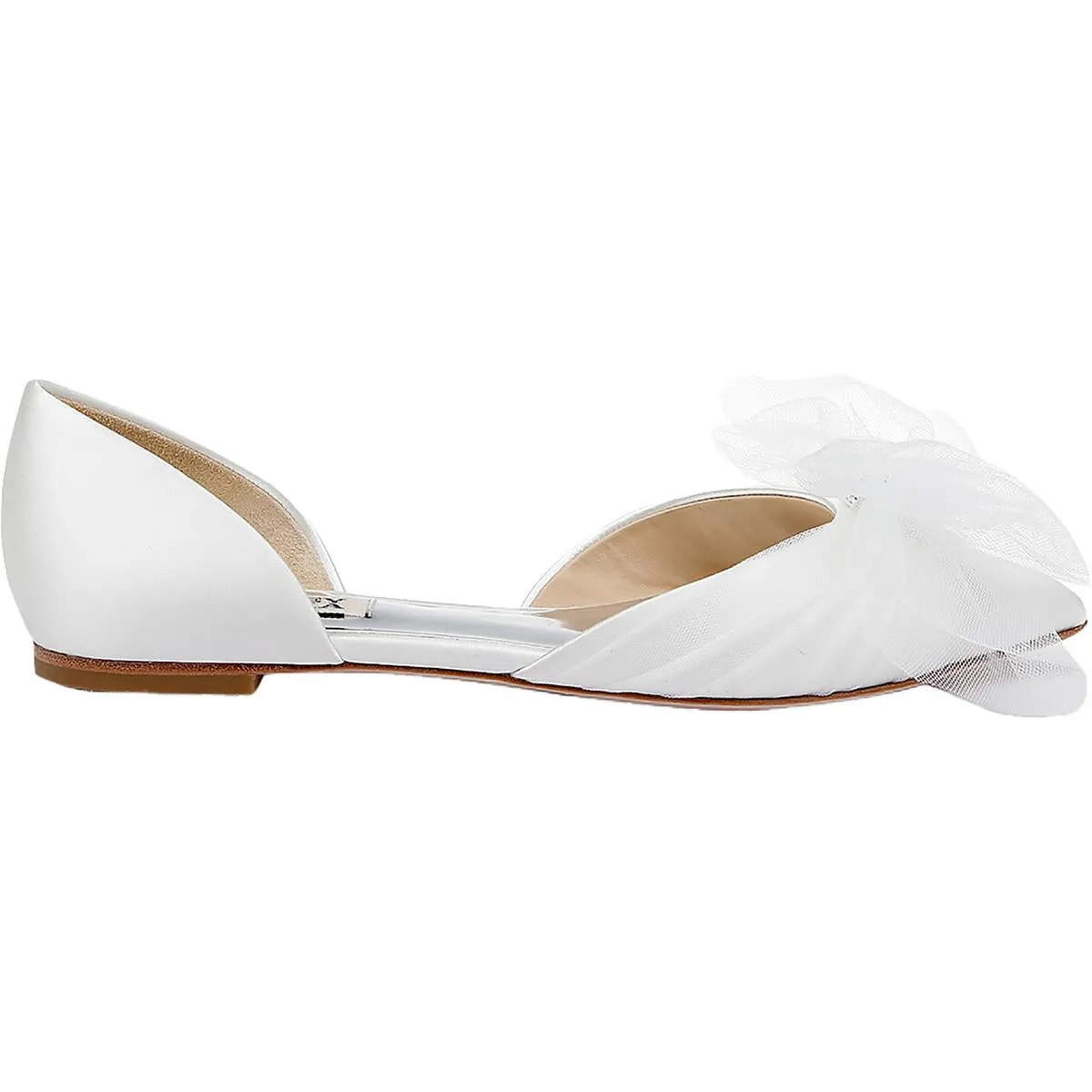 Badgley Mischka Womens Fergie Satin Bow D'Orsay