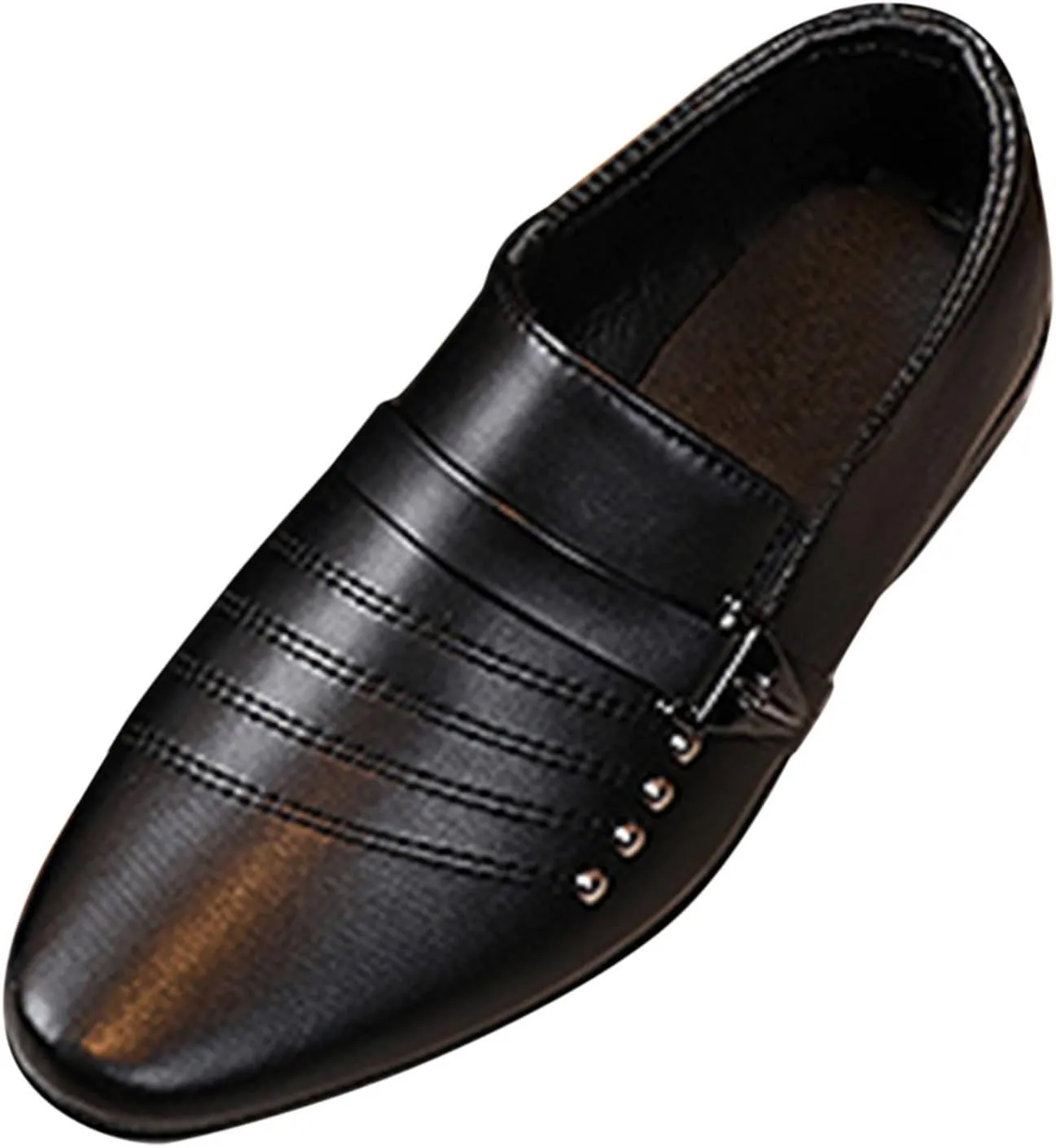 Boys Dress Shoes Kids Toddler Strap Decor British Style Oxfords Slip On Formal Casual Wedding School Dressy Shoes