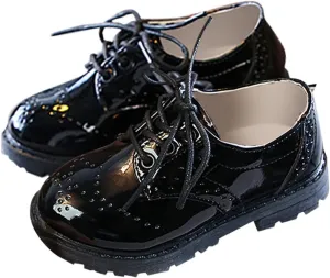 Boys Girls Dress Shoes Kids School Uniform Formal Casual Oxfords for Toddler Little Kid Tea Party Dresses for Girls