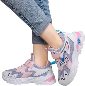 Boys Girls Sneakers, Kids Tennis Shoes for Walking/Running Lightweight Breathable Gym Shoes Light up Shoes for Big Kids