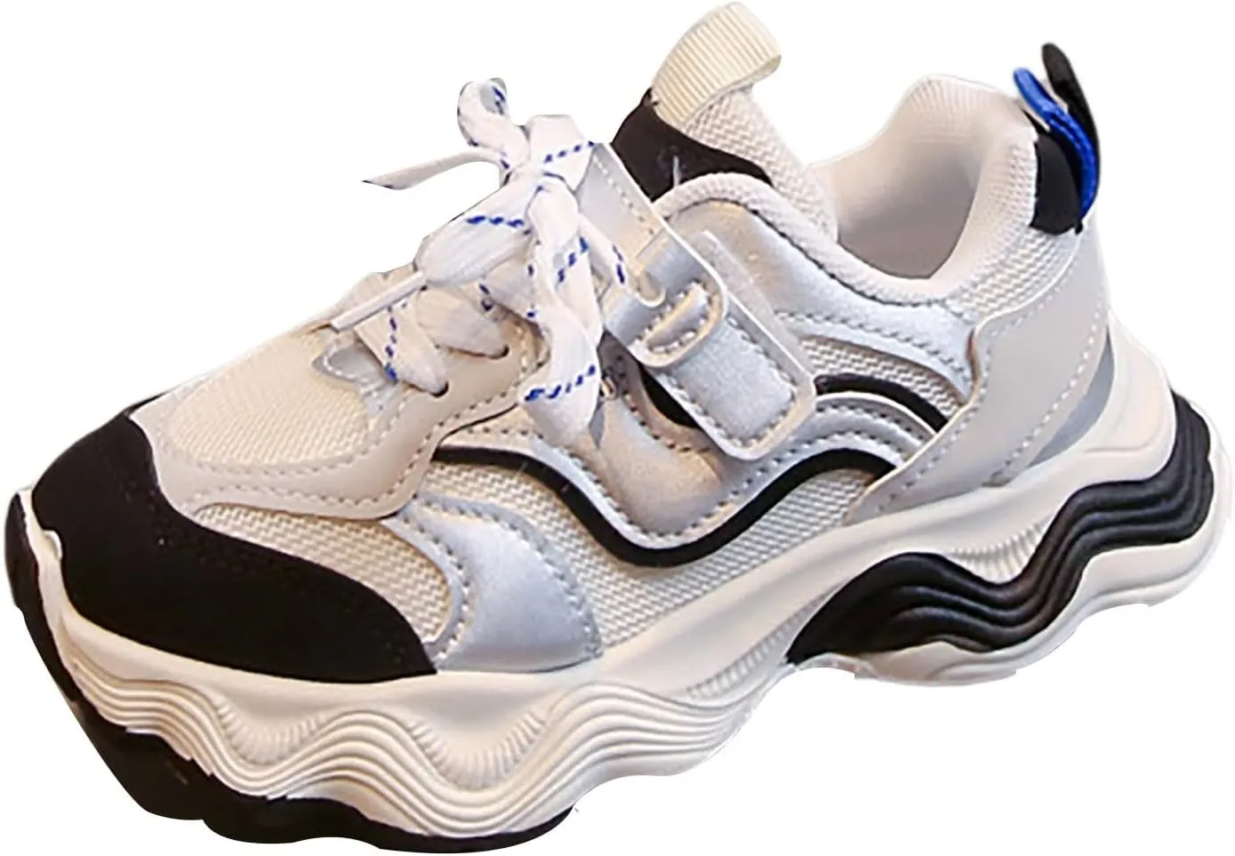 Boys Girls Tennis Shoes Kids Lightweight Breathable Sneakers Lace-up Running Athletic Shoes for Little/Big Kids