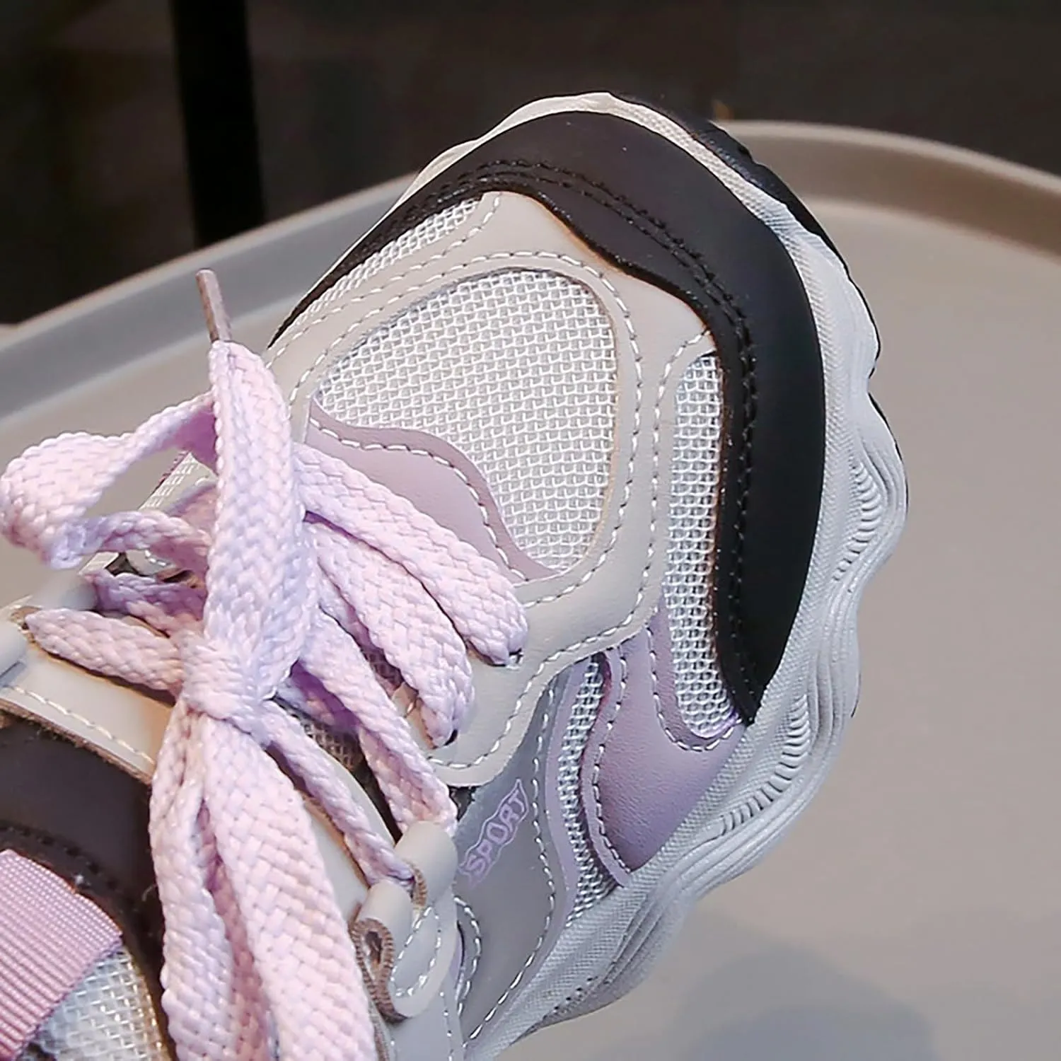 Boys Girls Tennis Shoes Kids Lightweight Breathable Sneakers Lace-up Running Athletic Shoes for Little/Big Kids
