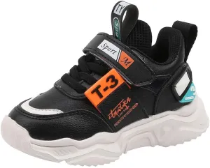 Boys Girls Tennis Shoes Kids Running Slip On Sneakers Lightweight Breathable Athletic Gym Sports Jogging Shoes
