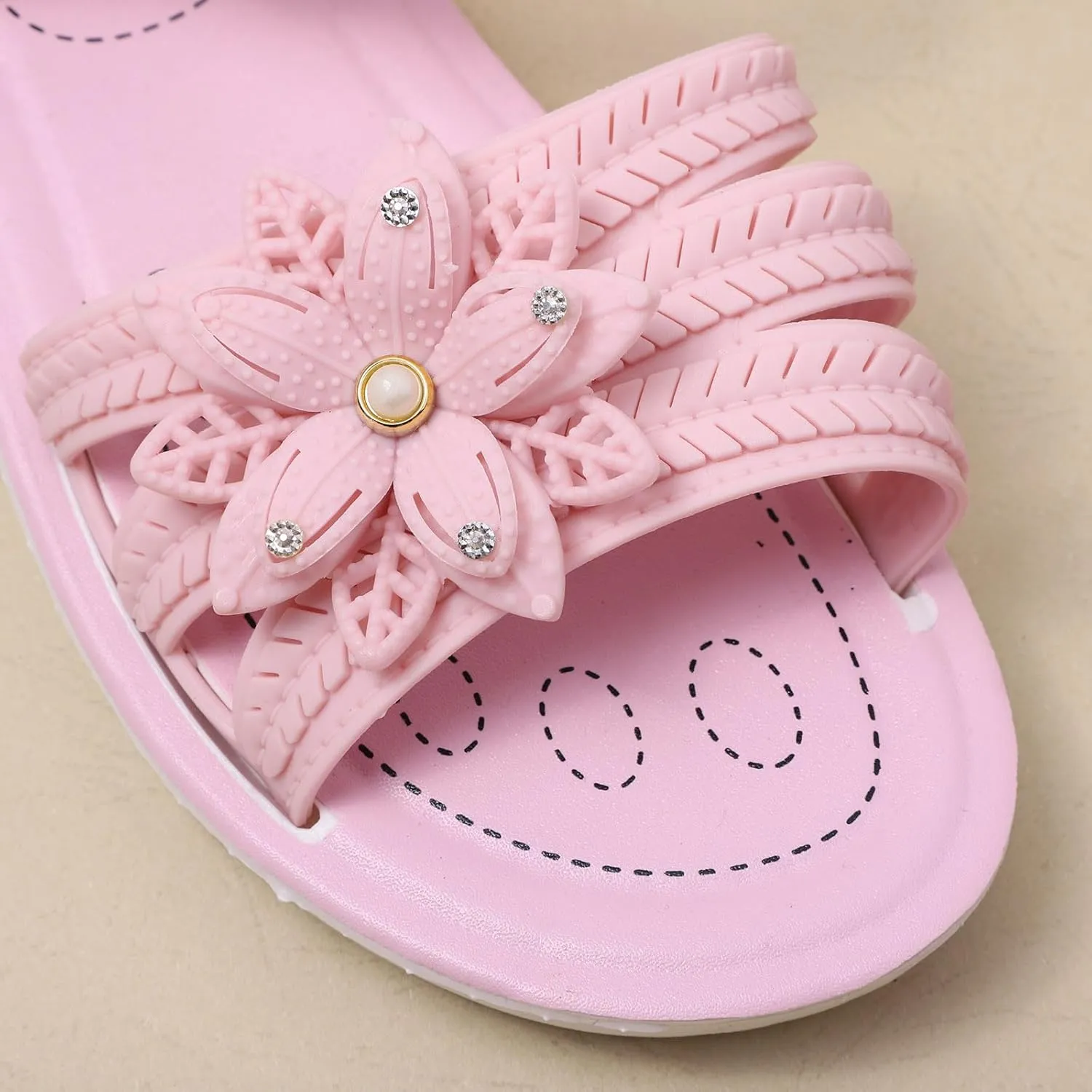 Children Flower Dress Sandals Soft Flat Fashion Comfortable Bow Soft Bottom Lightweight Baby Princess Infant Girl Shoes