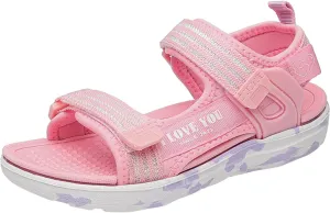 Children Shoes Fashion Beach Sandals Light Soft Sweet Girl Sandals Medium And Large Children Soft Girls Sandals