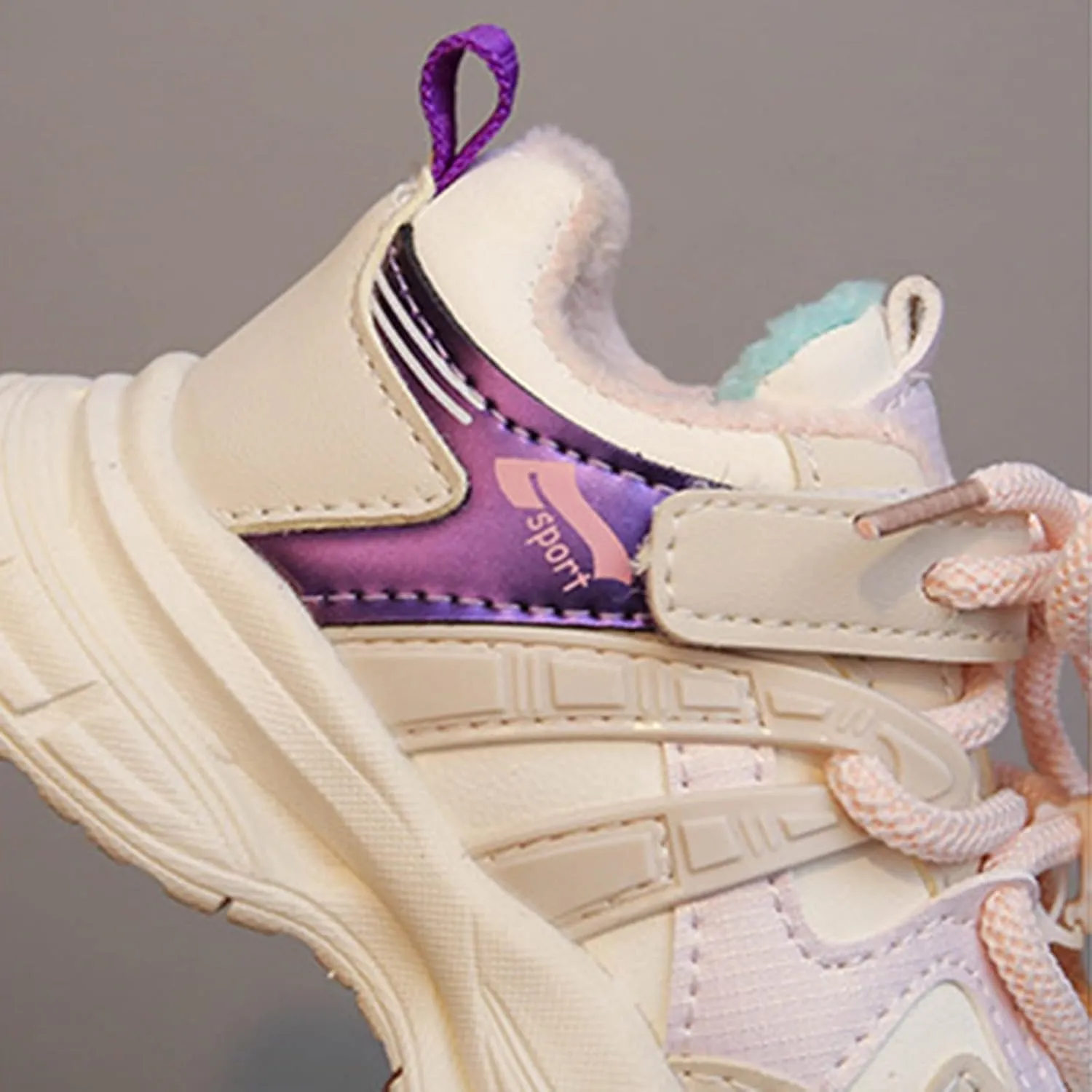 Chunky Sneakers for Toddler Kids Comfortable Lace-up Casual Fashion Tennis Shoes Boys Girls Lightweight Sneakers