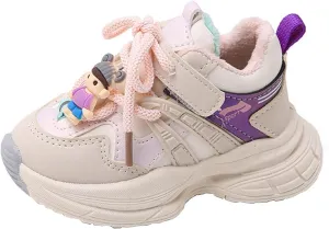 Chunky Sneakers for Toddler Kids Comfortable Lace-up Casual Fashion Tennis Shoes Boys Girls Lightweight Sneakers
