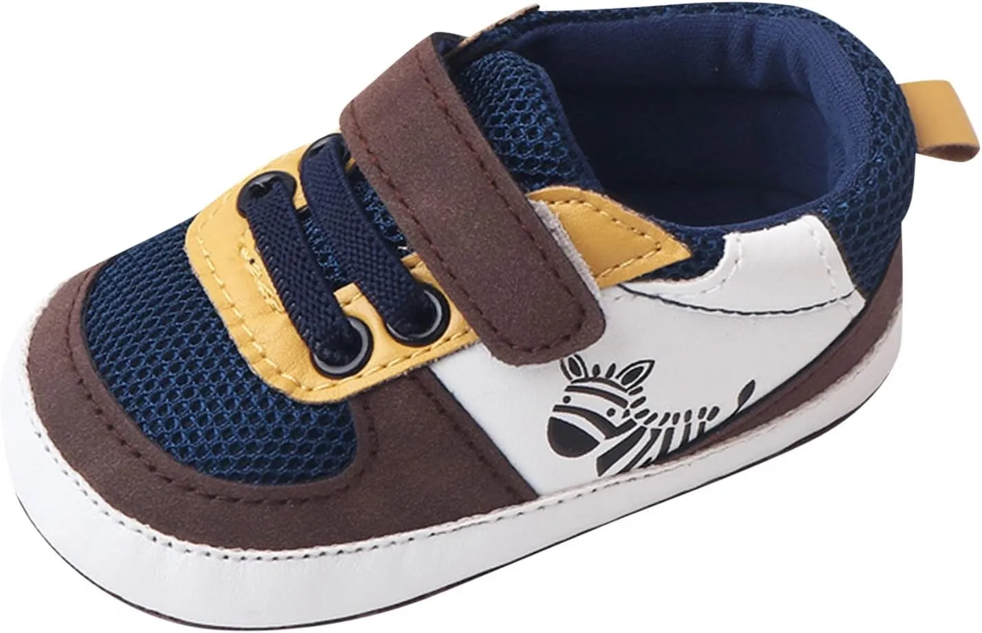 Color Block Baby Canvas Sneakers Lightweight Mesh Breathable Platform Sports Shoes for Infant Toddler Boys Girls