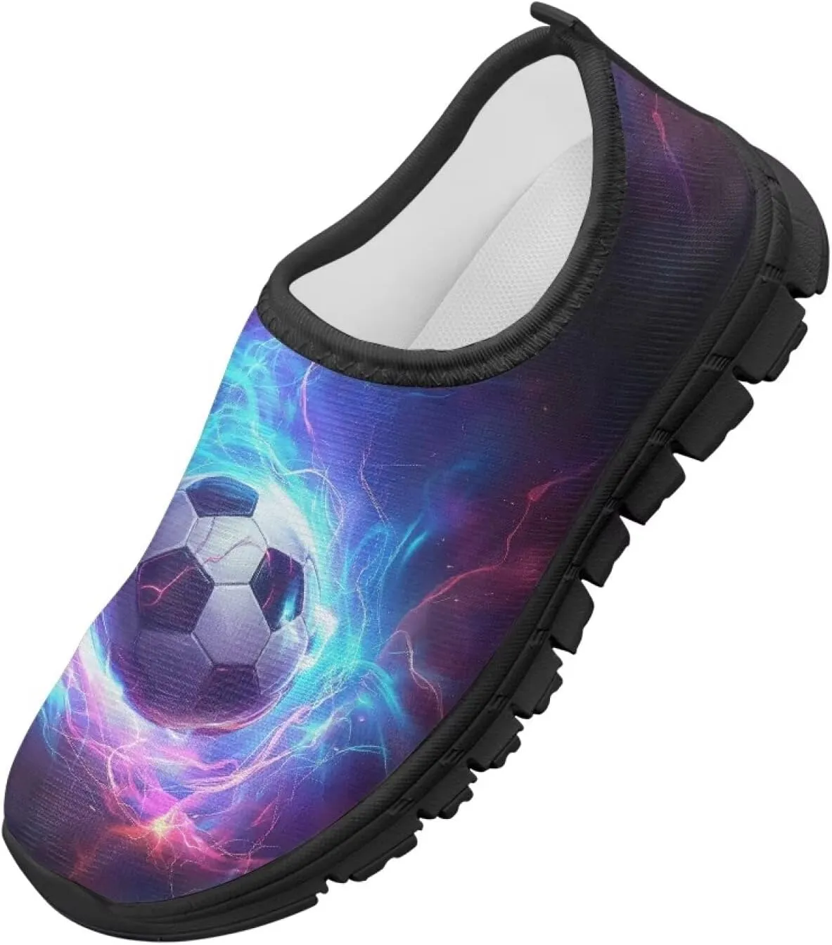 Cool Boys Tennis Shoes Little Kids Slip On Shoes Ball Themed Running Shoes