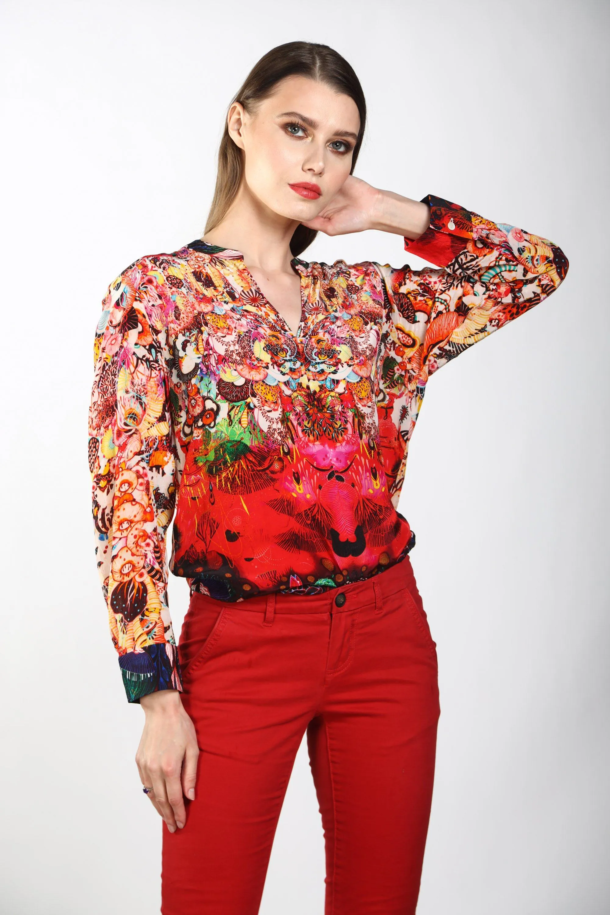 CORRALLE - MILANO SHIRT, WITHOUT COLLAR