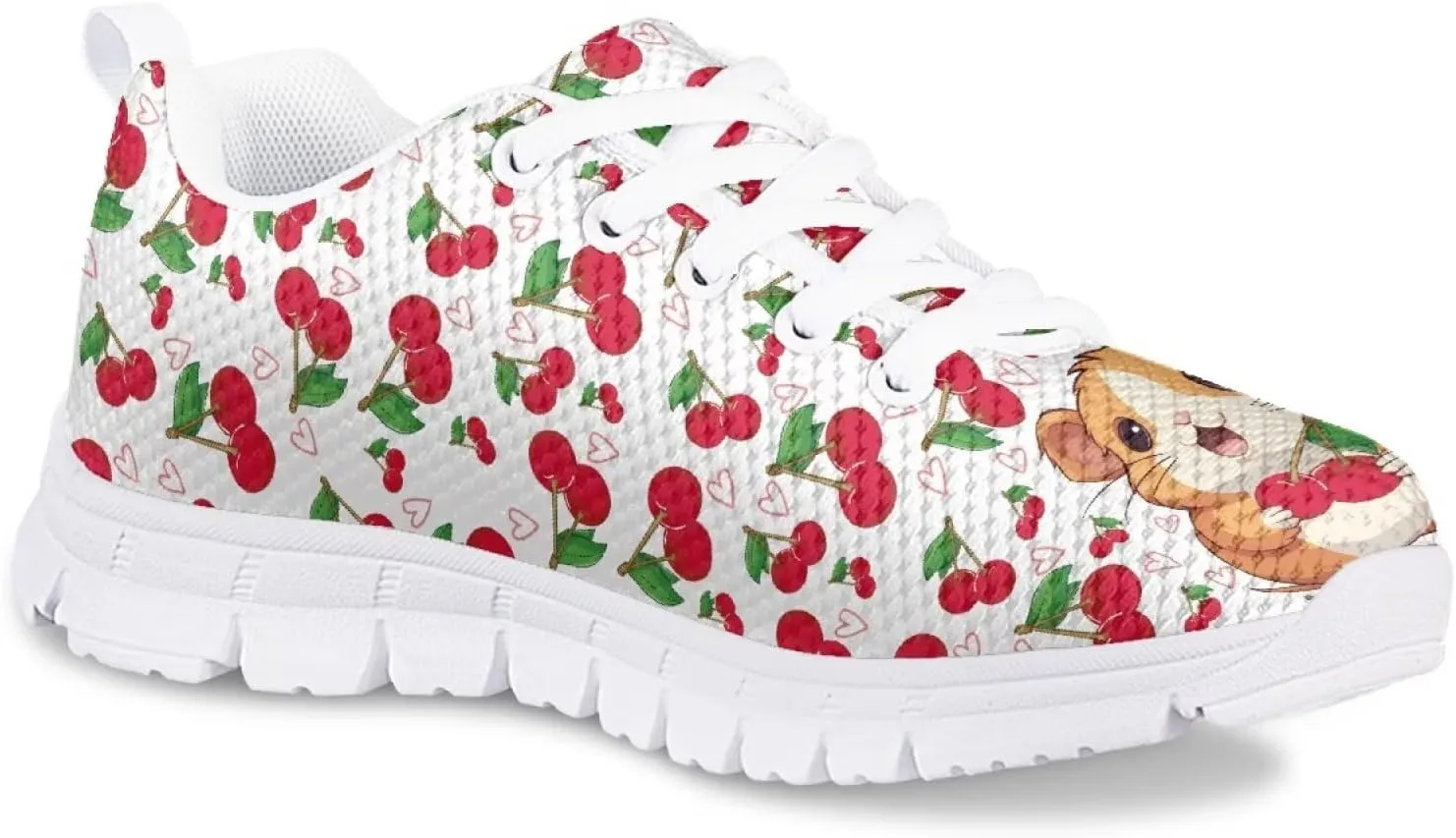 Cute Axolotl Girls Running Shoes Trendy Sneakers for Kids Athletic Shoes