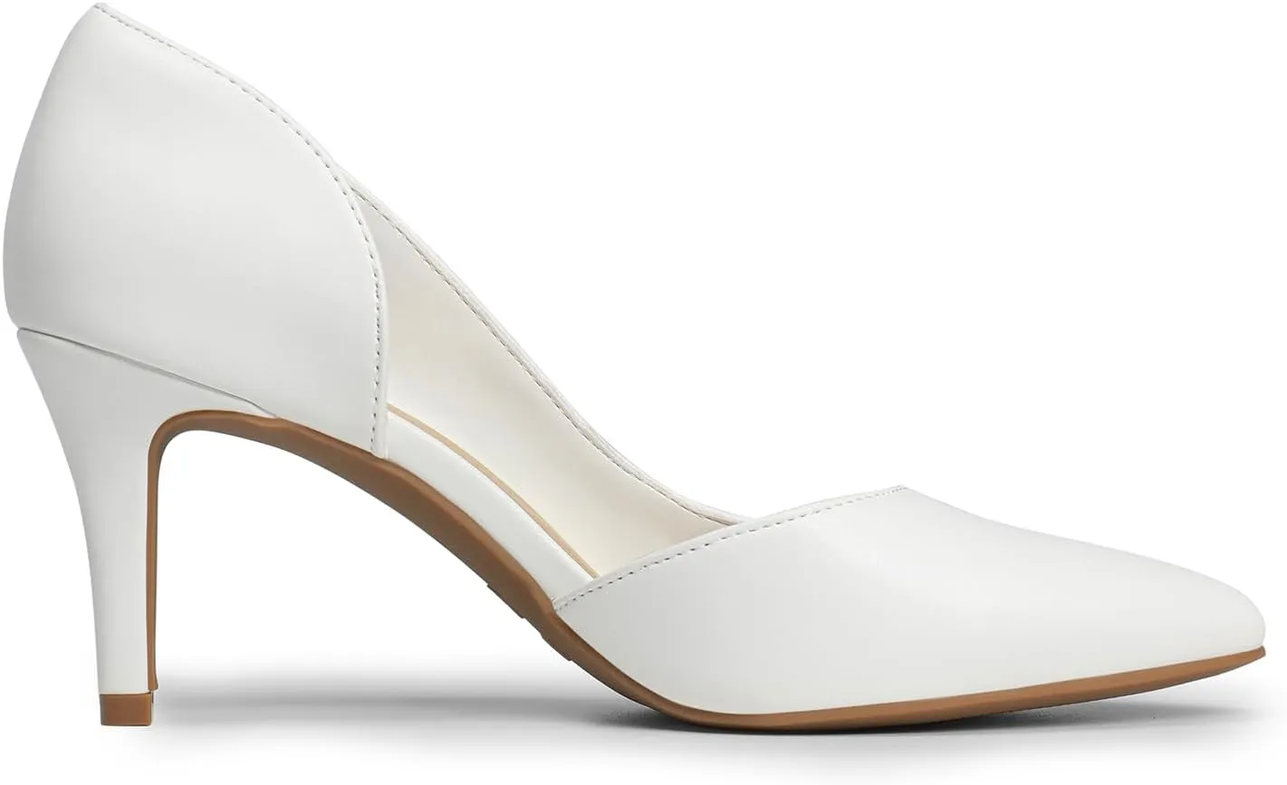 DREAM PAIRS Women's Dress High Heels Pumps Closed Pointed Toe Stiletto D'Orsay Shoes for Wedding Party