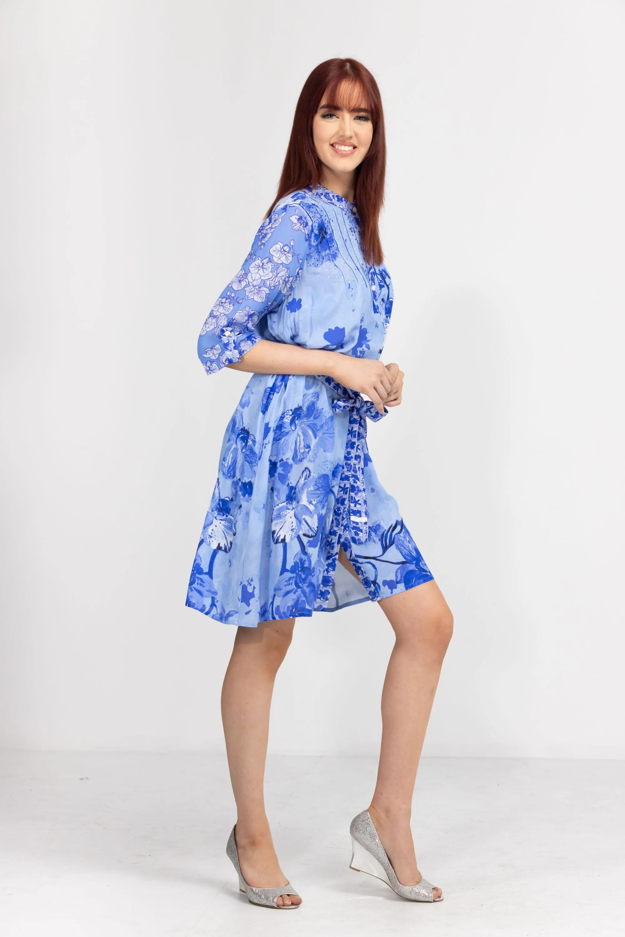 FINLANDIA - PINTUCK DRESS