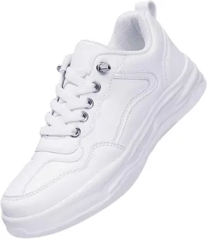 Girls Tennis White Sneakers Toddler Boys niform Low Top Competition Running Breathable Soft Sole Shoes