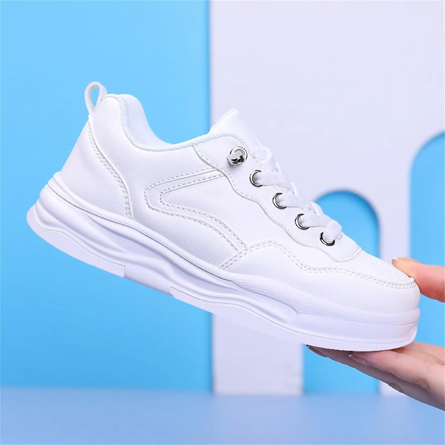 Girls Tennis White Sneakers Toddler Boys niform Low Top Competition Running Breathable Soft Sole Shoes