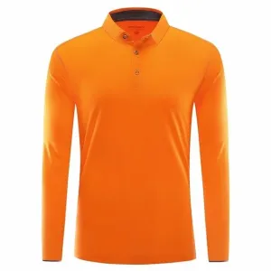 Golf Paradise High-Performance LS Shirt (Orange)