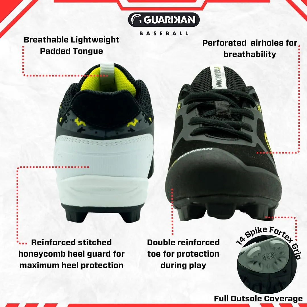 Guardian Baseball Cleats Youth Boys and Girls. Low Top Youth Baseball Cleats. Girls Softball Cleats