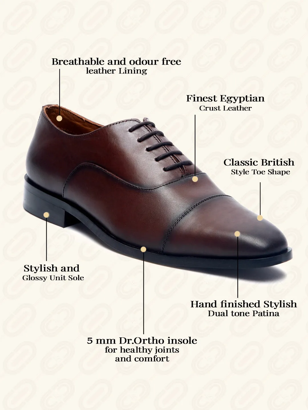 Handmade Premium Italian Leather Oxfords
