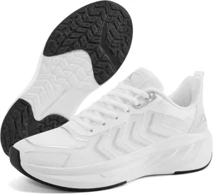 HARENCE Womens Walking Tennis Shoes: Comfortable Breathable Non Slip Athletic Running Gym Workout Cross Training Fashion Sneakers