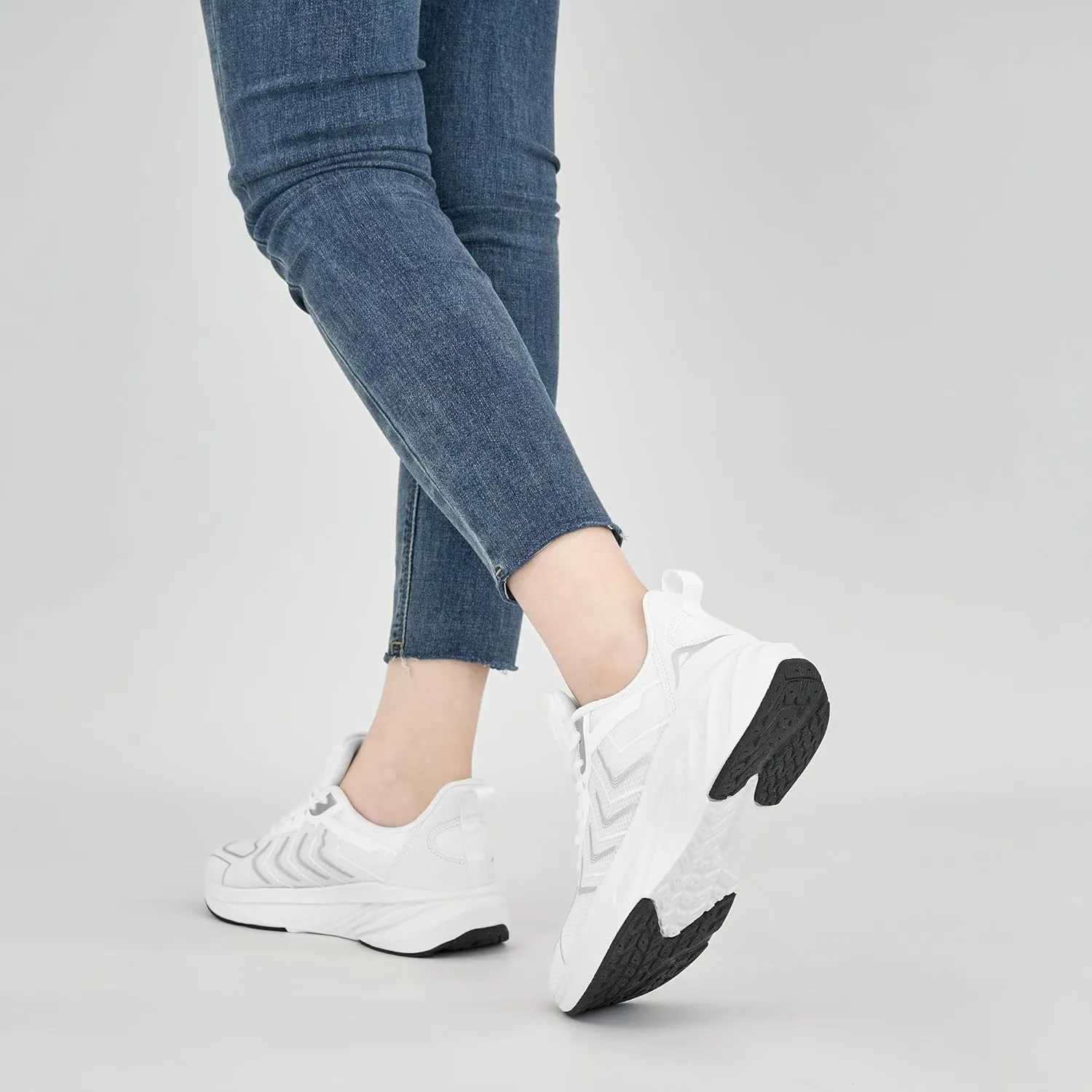 HARENCE Womens Walking Tennis Shoes: Comfortable Breathable Non Slip Athletic Running Gym Workout Cross Training Fashion Sneakers