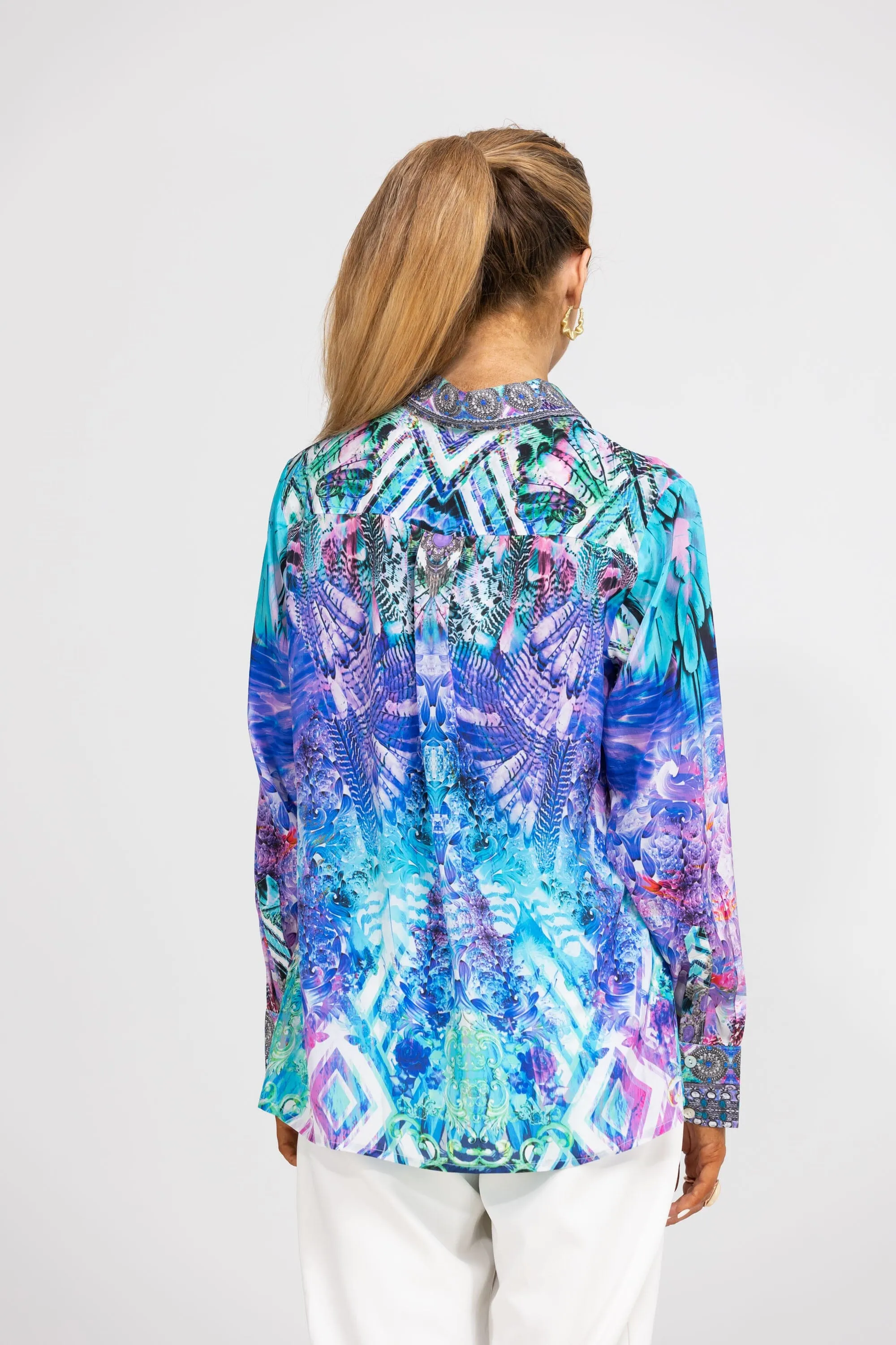 INDIGO SUMMER - COLLAR SHIRT