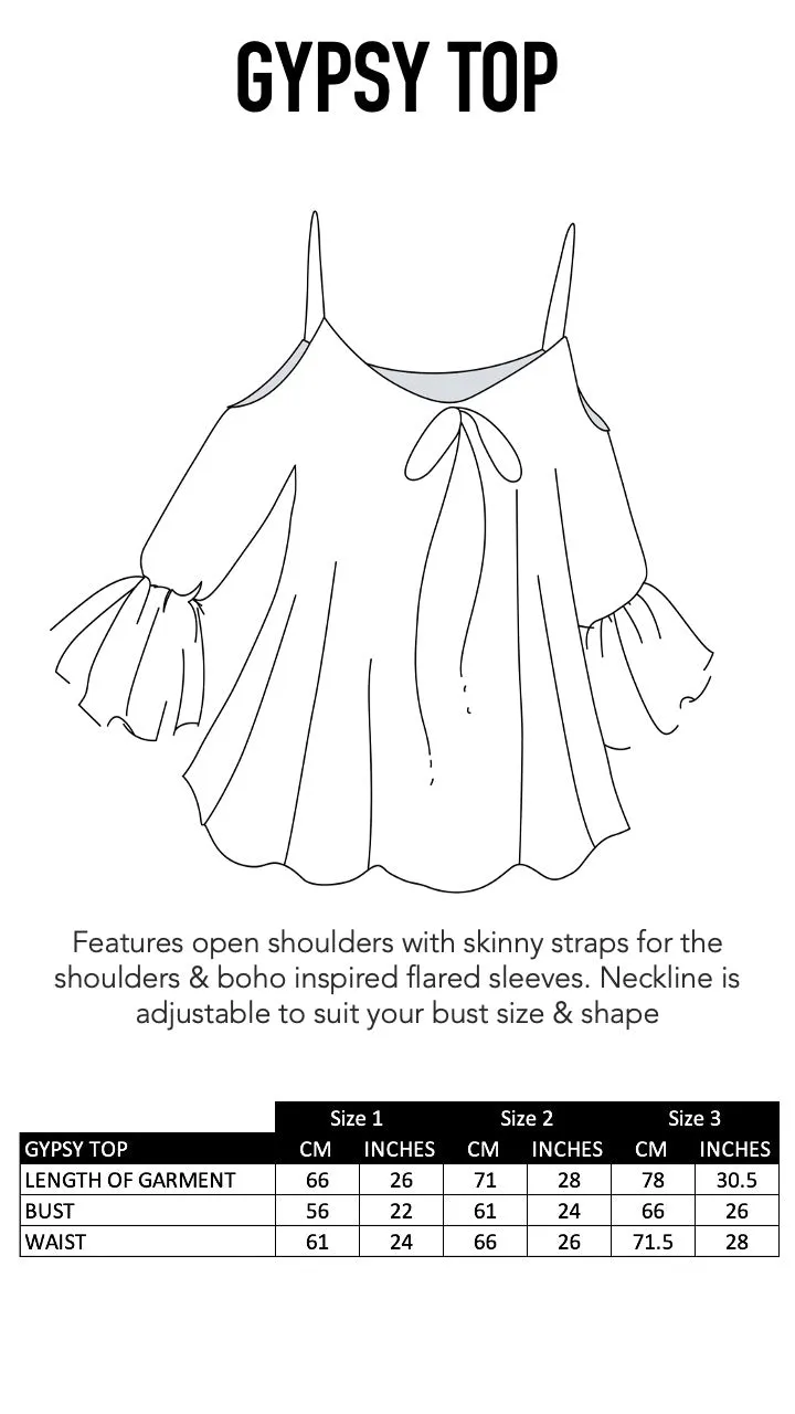 INDIGO SUMMER - GYPSY TOP