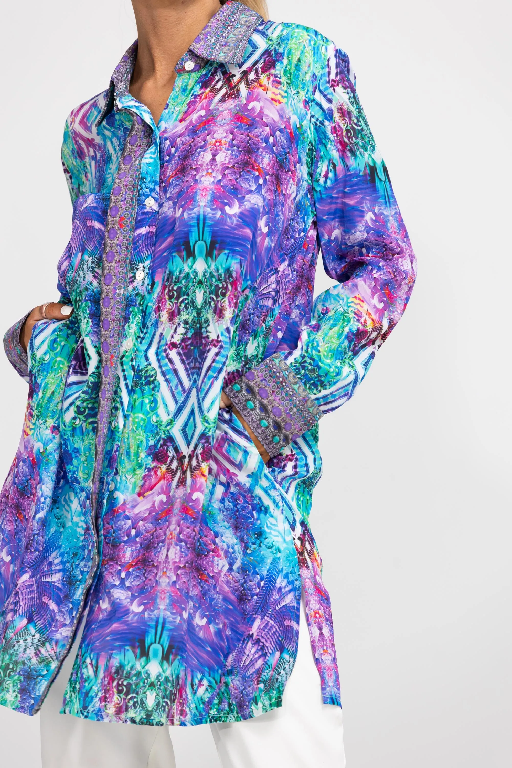INDIGO SUMMER - SHIRT DRESS