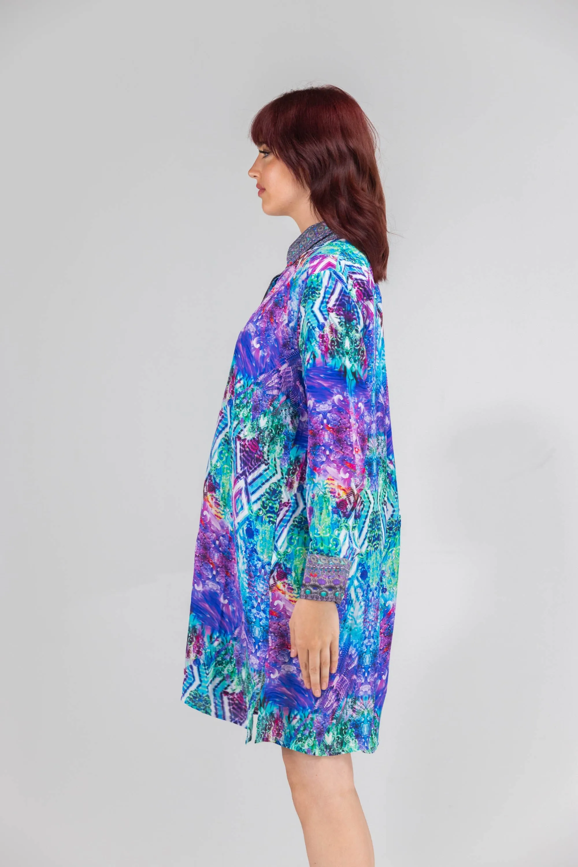 INDIGO SUMMER - SHIRT DRESS