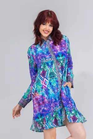 INDIGO SUMMER - SHIRT DRESS