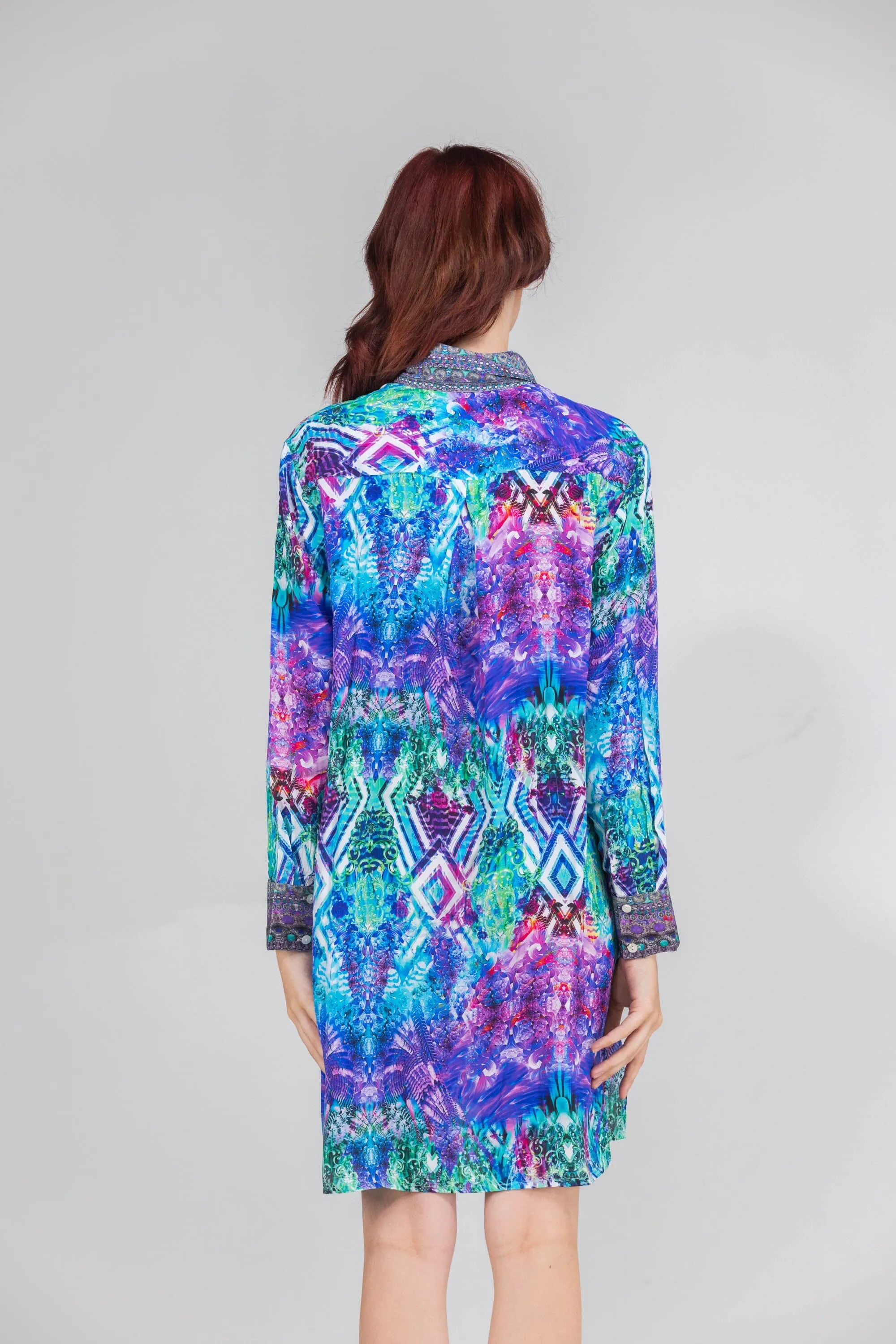 INDIGO SUMMER - SHIRT DRESS