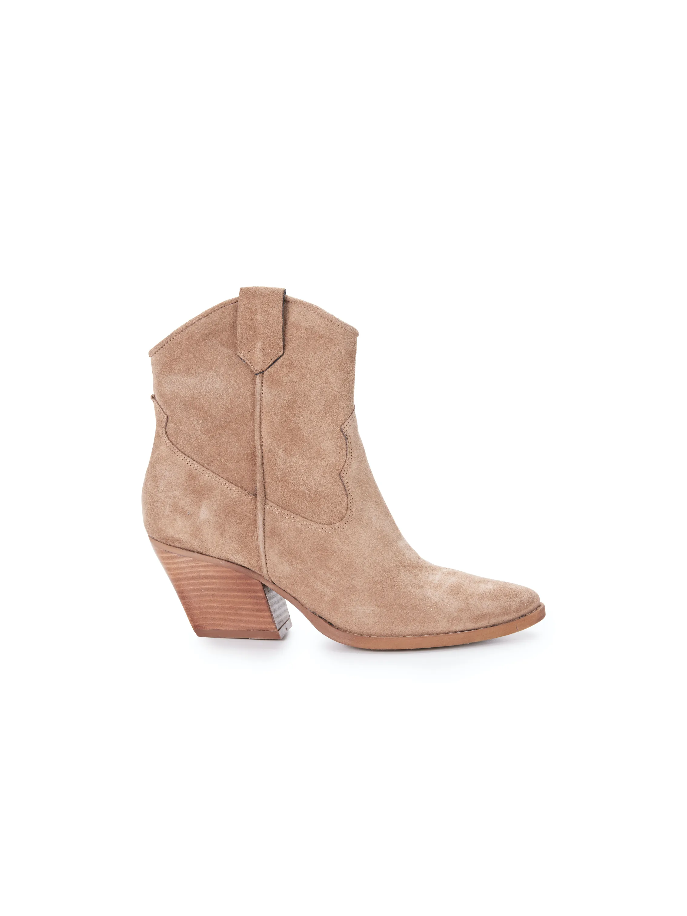 JULIA SUEDE BOOT - BISCUIT SUEDE