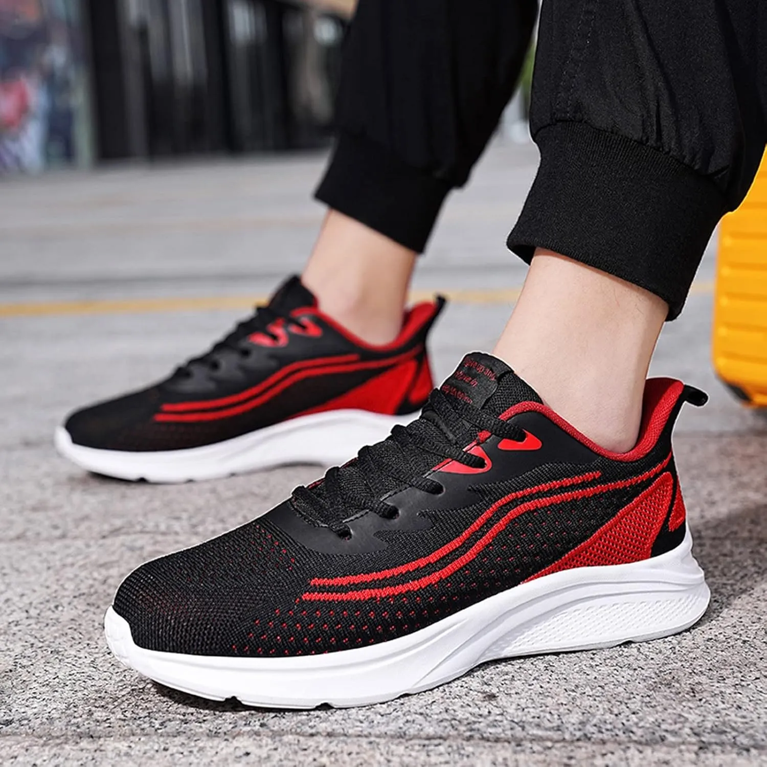 Men Slip on Walking Shoes Casual Dressy Memory Foam Breathable Fashion Sneakers Non Slip Arch Support Vacation Training Gym Shoes Wide Width