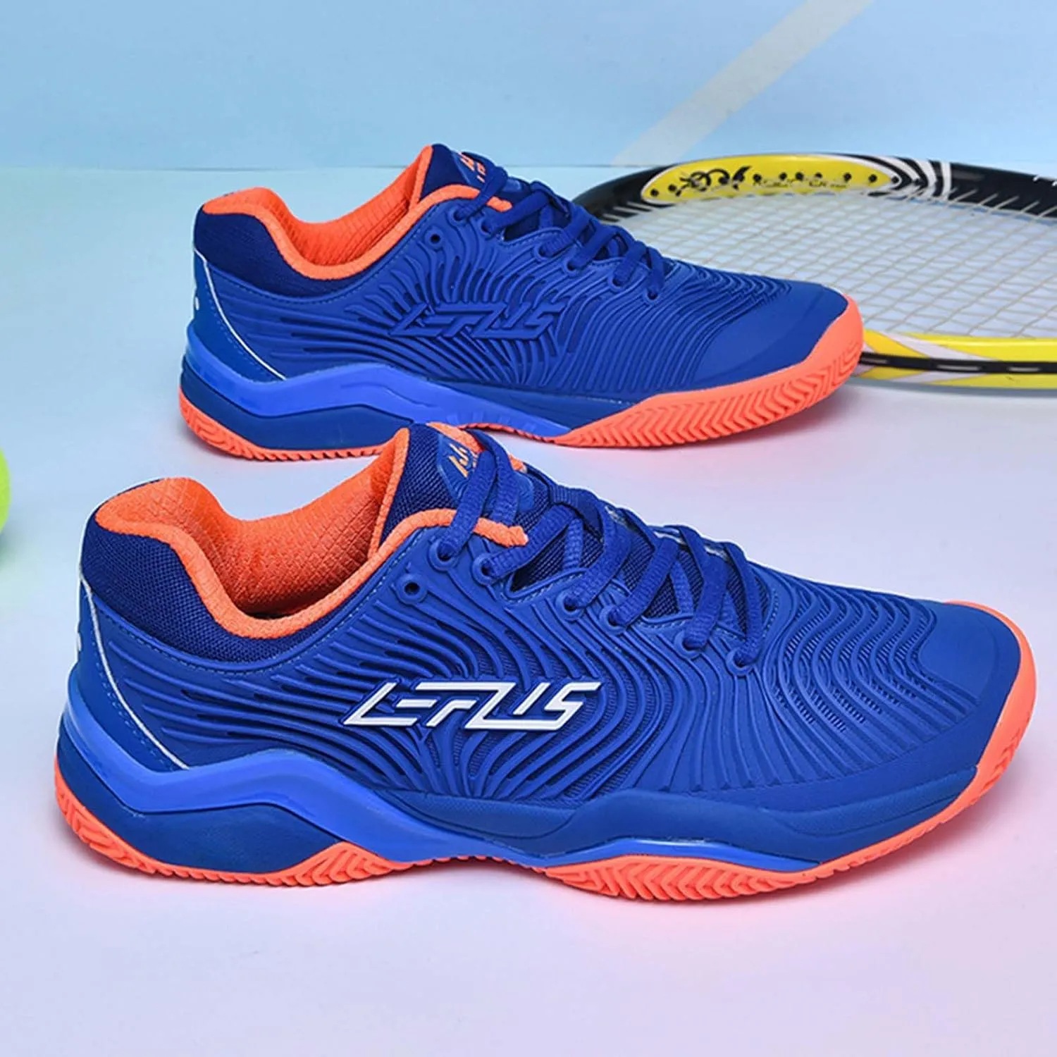 Men's Badminton Tennis Shoes Indoor Outdoor Pickleball Shoes Racquetball Squash with Arch Support Court Training