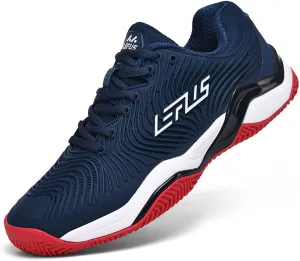 Men's Badminton Tennis Shoes Indoor Outdoor Pickleball Shoes Racquetball Squash with Arch Support Court Training