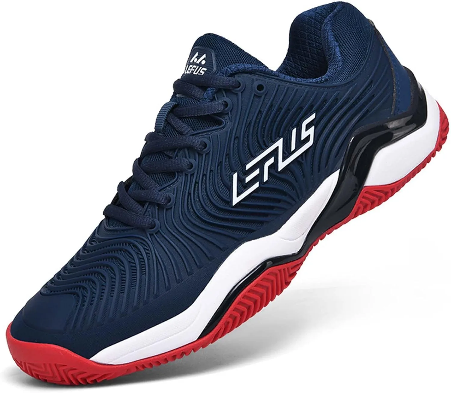 Men's Badminton Tennis Shoes Indoor Outdoor Pickleball Shoes Racquetball Squash with Arch Support Court Training