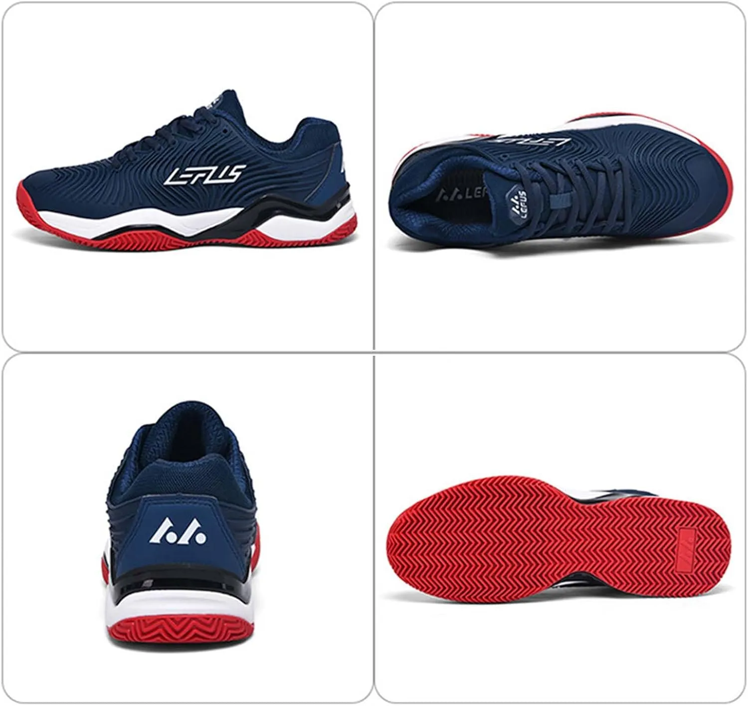 Men's Badminton Tennis Shoes Indoor Outdoor Pickleball Shoes Racquetball Squash with Arch Support Court Training