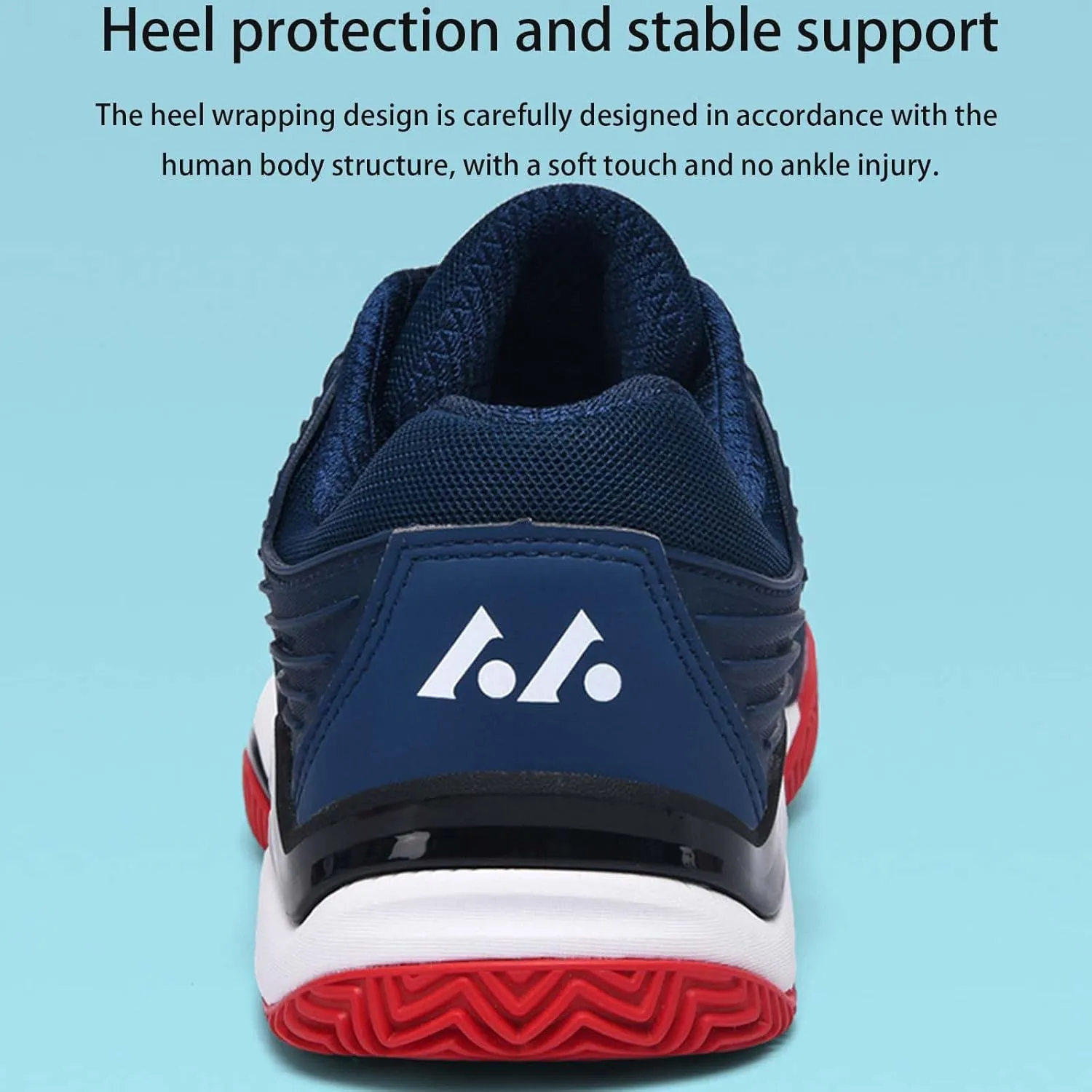 Men's Badminton Tennis Shoes Indoor Outdoor Pickleball Shoes Racquetball Squash with Arch Support Court Training
