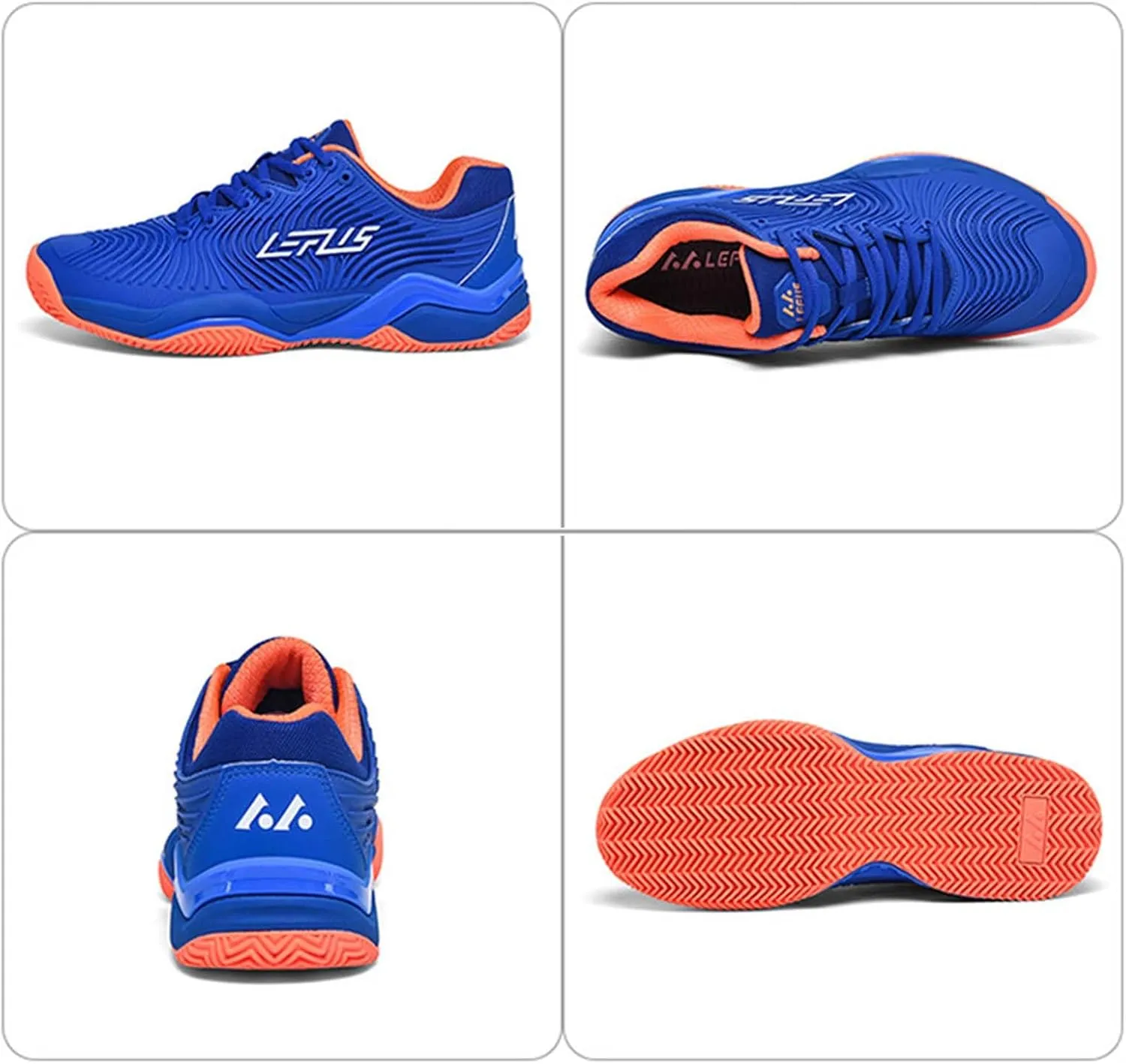 Men's Badminton Tennis Shoes Indoor Outdoor Pickleball Shoes Racquetball Squash with Arch Support Court Training