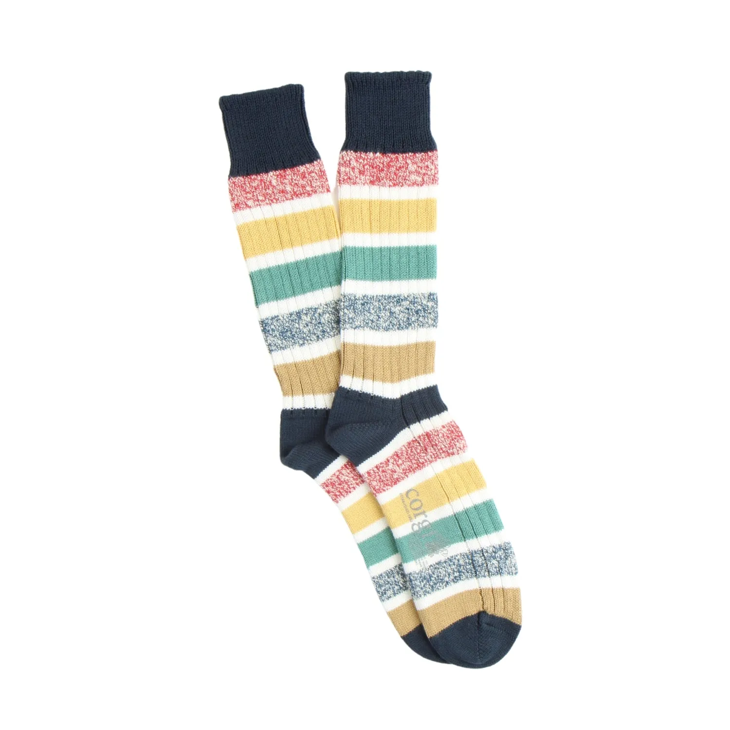 Men's Pantone Stripe Pure Cotton Socks