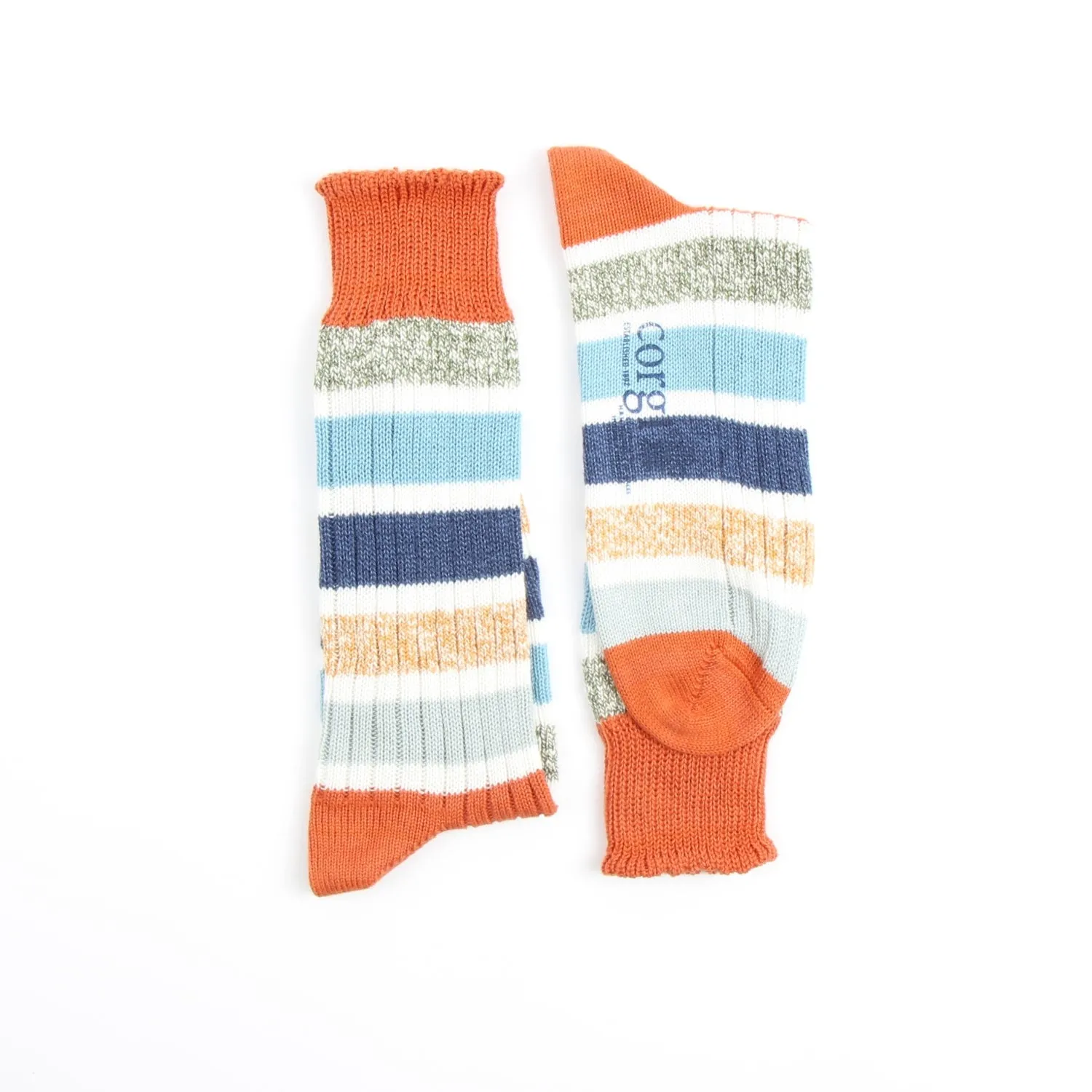 Men's Pantone Stripe Pure Cotton Socks