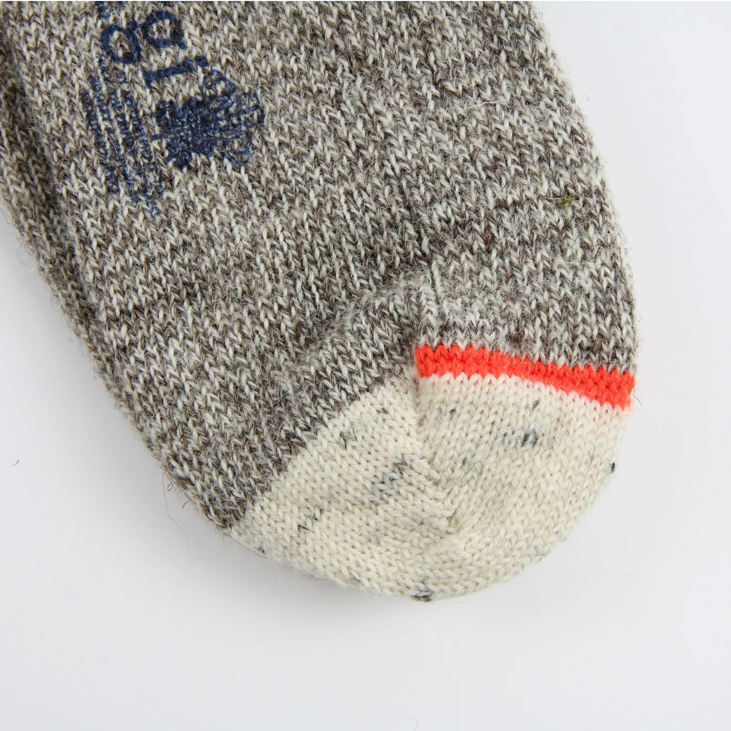 Men's Striped Cuff British Wool Socks