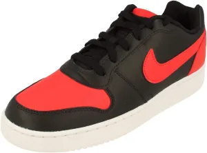 Nike Men Ebernon Loprem Basketball Shoes, Black White Habanero Red, 8.5