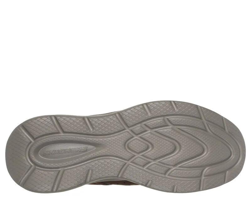 Skechers Slip - Ins 210803/ACDB Brown RF Garner - Newick Hands Free Mens Slip On Trainers