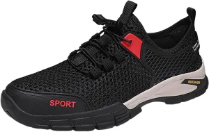 Slip on Walking Shoes for Men Comfortable Memory Foam Hiking Shoes Ultra Lightweight Breathable Fashion Sneakers Non Slip Arch Support Cushioning Training Gym Shoes Wide Width
