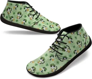 St. Patrick's Day Wide Toe Box Barefoot Shoes for Men Walking Sneaker Stylish Non Slip Zero Drop Sole Running Footwear