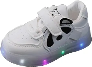 Toddler Boys Girls Light Up Shoes Little-Kids Flashing Soft Bottom Lightweight Breathable First Shoes Sport Sneaker