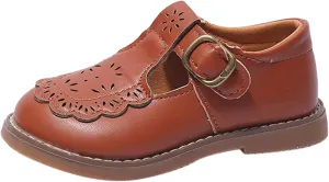 Toddler Kids Dress Shoes Boys Girls School Uniform Formal Casual Oxfords for Kids Party Wedding Mary Jane Flats