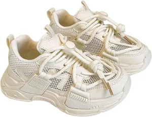 Toddler Shoes Boy Girl Sneakers Lightweight Breathable Barefoot Running Walking Shoes Toddler Tennis Shoes