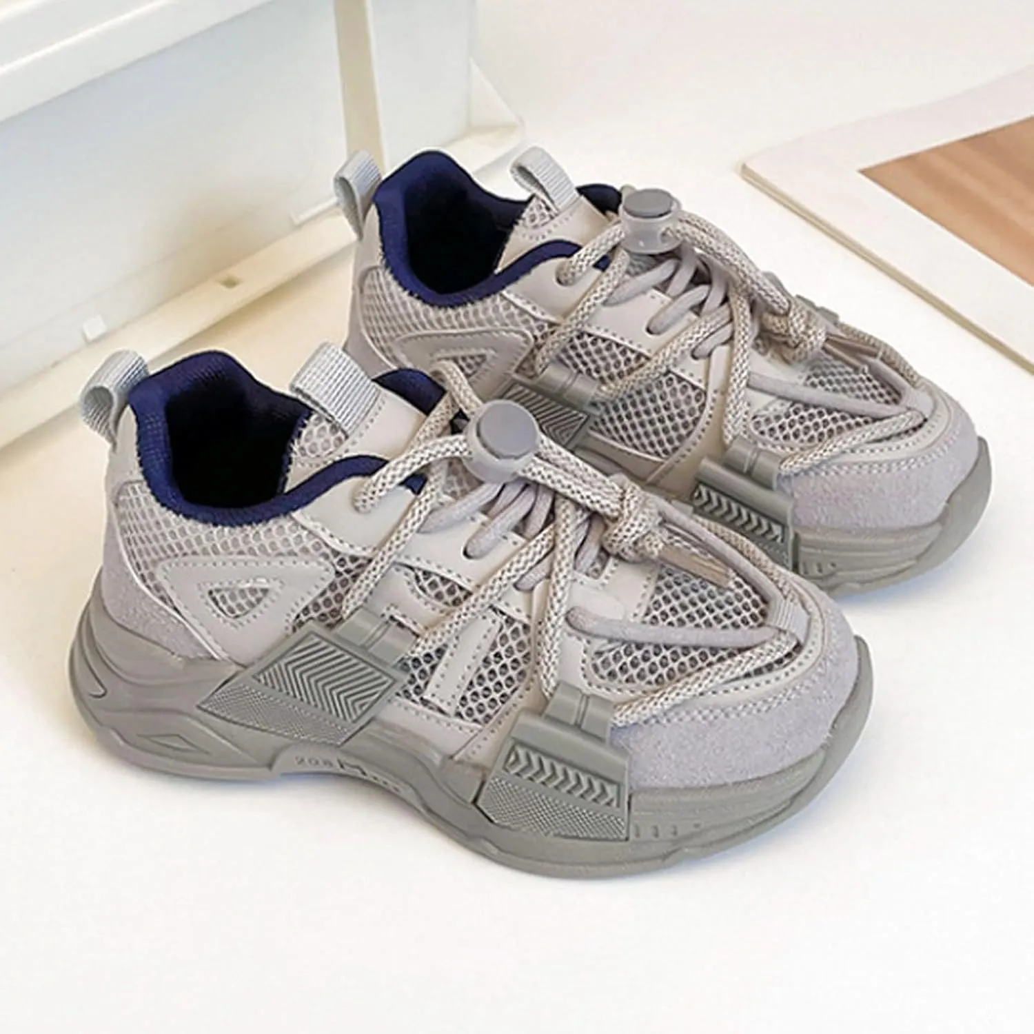 Toddler Shoes Boy Girl Sneakers Lightweight Breathable Barefoot Running Walking Shoes Toddler Tennis Shoes